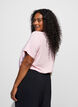 T-shirt met print, Roze, Model image number 2