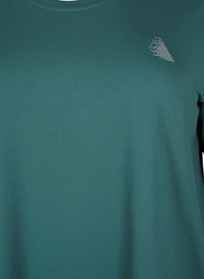 Work-out top met 3/4 mouwen, Groen, Packshot image number 2