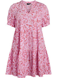 Korte A-lijn jurk, Paars