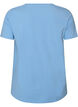 Basic t-shirt in effen kleur met katoen, Blauw, Packshot image number 1