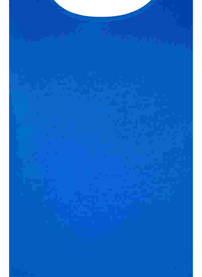 Effen gekleurd basic top in katoen, Skydiver, Packshot image number 2