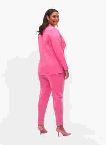 Cropped broek met zakken, Shocking Pink, Model image number 1