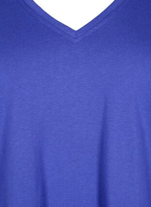 FLASH - T-shirt met v-hals, Royal Blue, Packshot image number 2