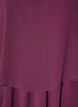 Korte chiffon feestjurk met gelaagd effect, Rood, Packshot image number 2
