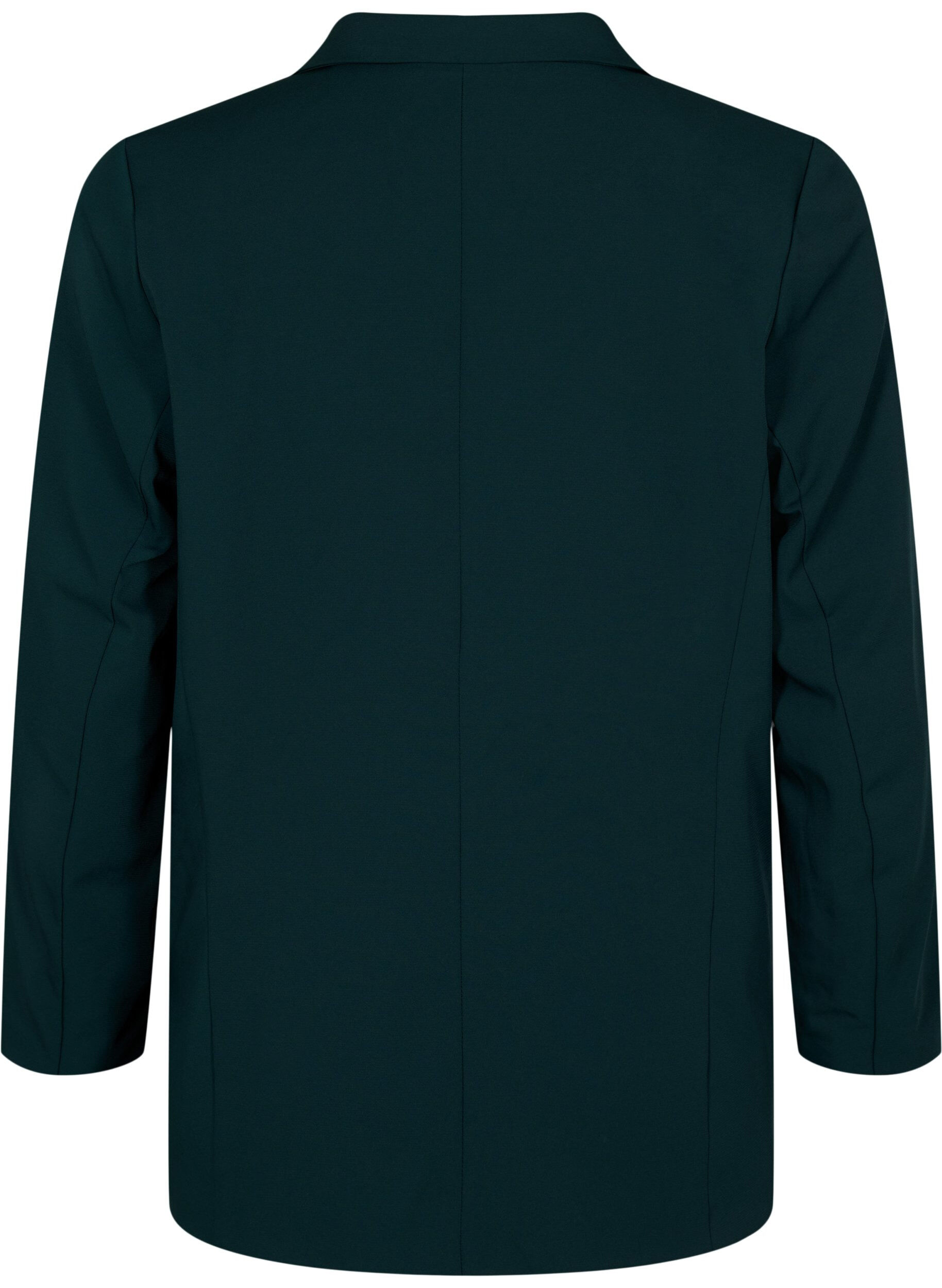 Zizzi Klassieke blazer met zakken, Scarab, Packshot image number 1
