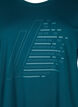 Trainings-T-shirt met korte mouwen en print, Deep Teal/Pacific, Packshot image number 2