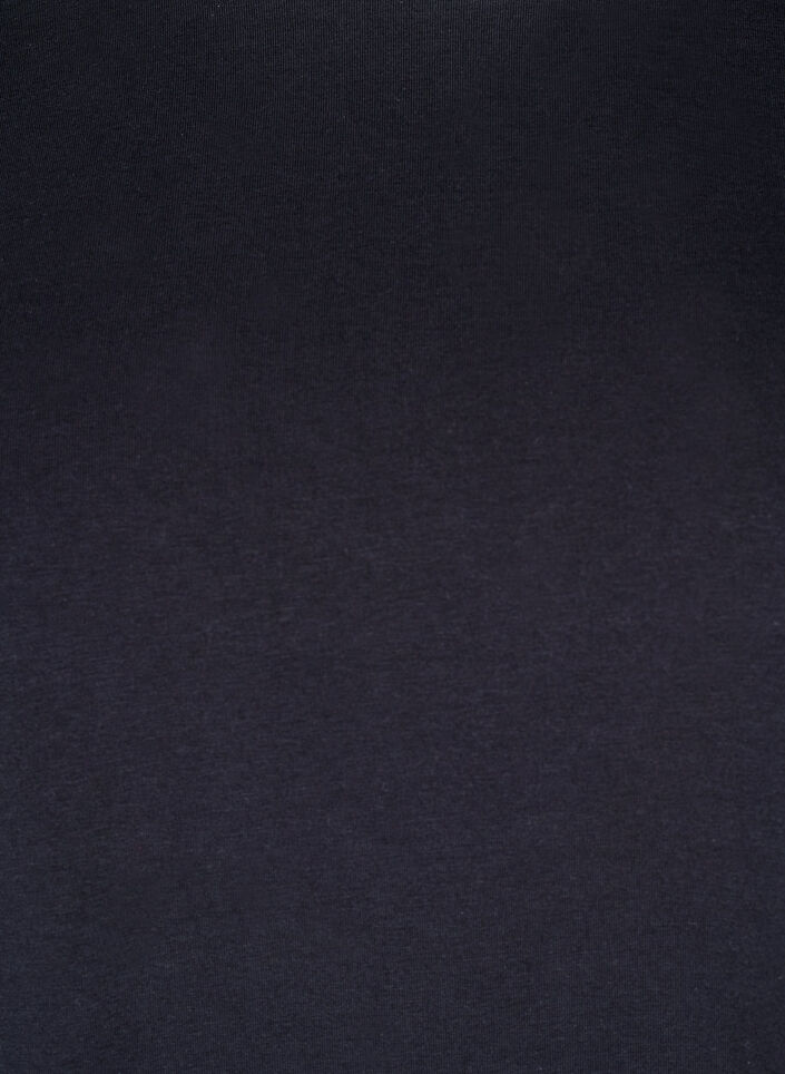 T-shirt in biologisch katoen met een ronde hals, Black, Packshot image number 2