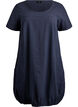 Katoenen jurk met korte mouwen, Blauw, Packshot image number 0