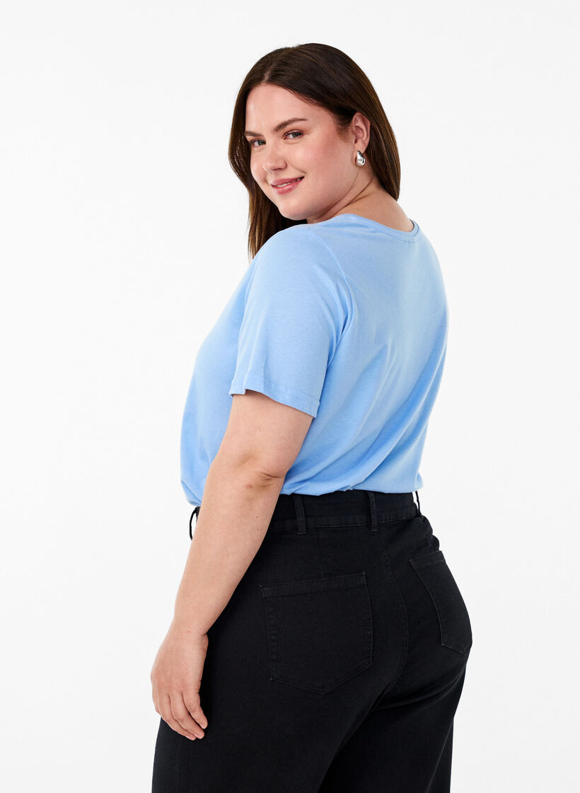 FLASH - T-shirt met motief, Blauw, Model image number 2