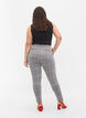 Cropped Maddison broek met geruit motief, Black Check, Model image number 1