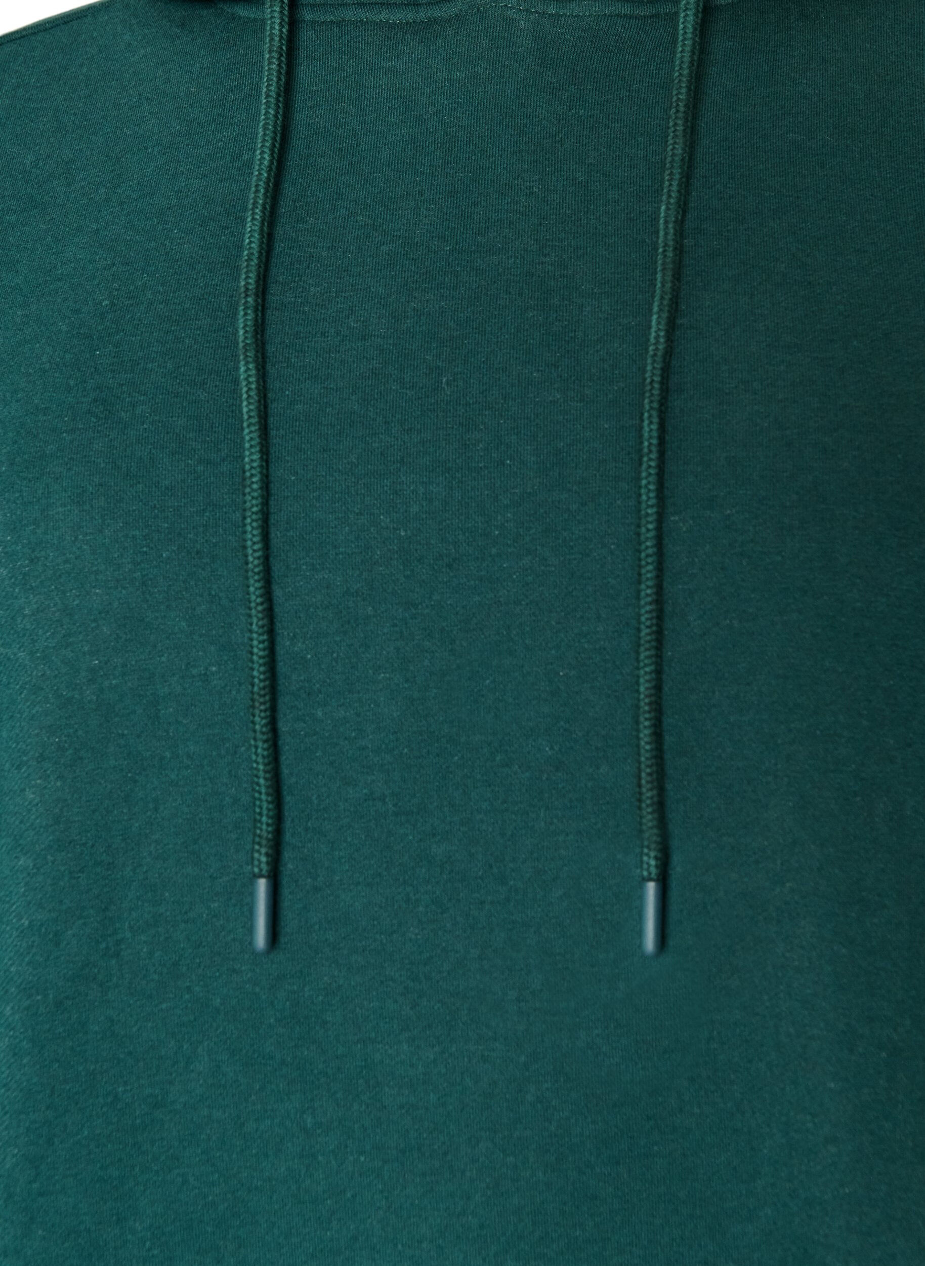 ZizziSweatshirt jurk met capuchon en zakken, 0648, Packshot image number 2