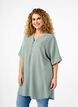 Tuniek van viscose met korte mouwen, Chinois Green, Model image number 0