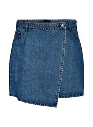 Korte A-lijn denimrok, Blauw