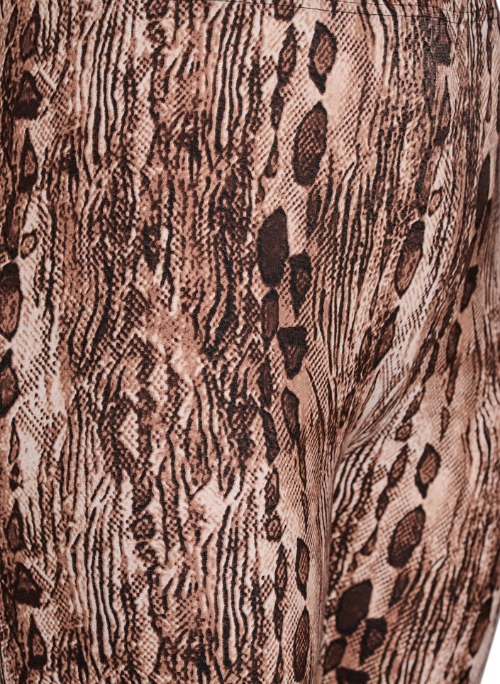 Viscose leggings met print, Bruin, Packshot image number 2
