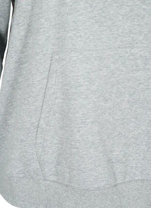 Sweat hoodie, Light Grey Melange, Packshot image number 3