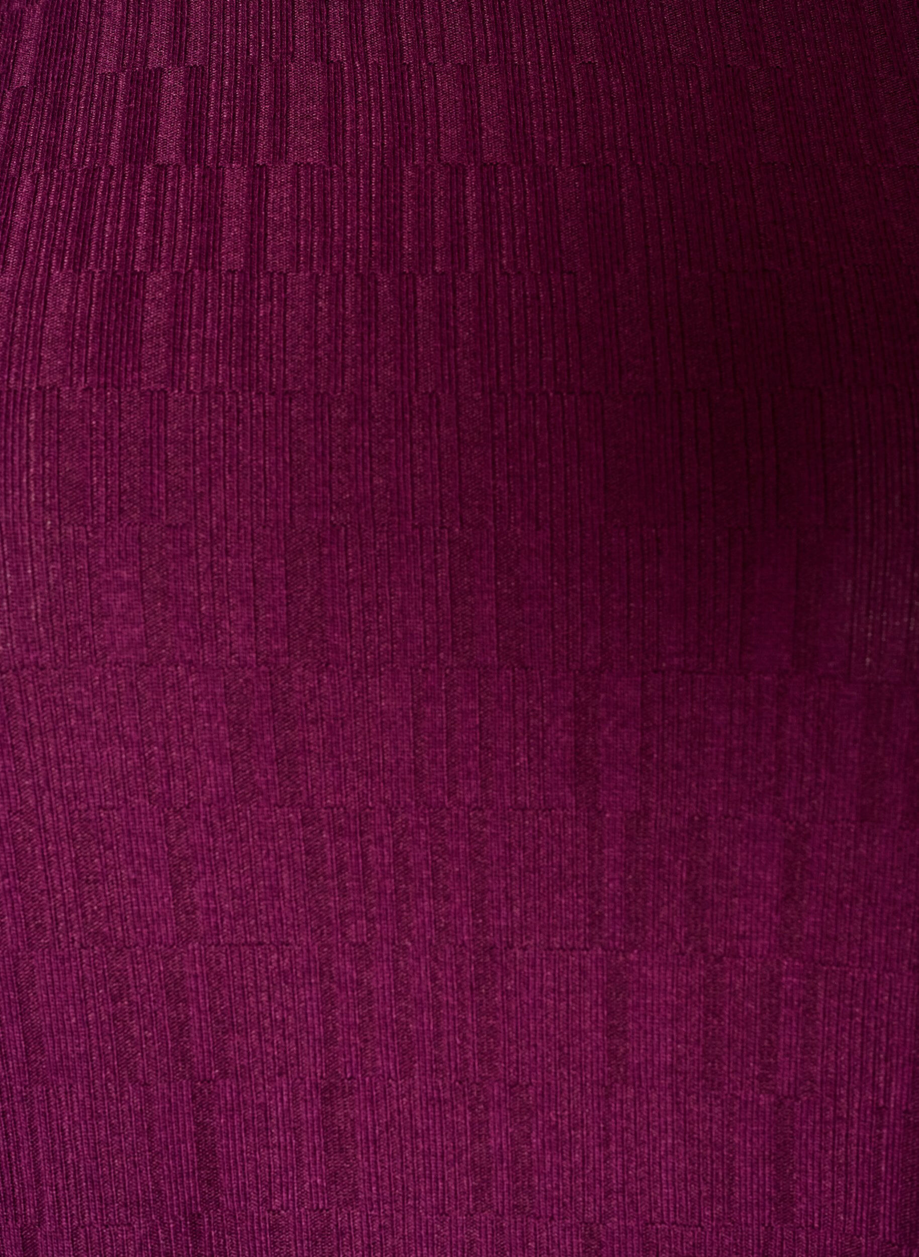 ZizziBlouse met textuur en 3/4 mouwen, Paars, Packshot image number 2