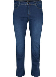 Ellen bootcut jeans met hoge taille, Dark blue