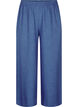 Losse broek met elastische tailleband en zakken, Blauw, Packshot image number 0