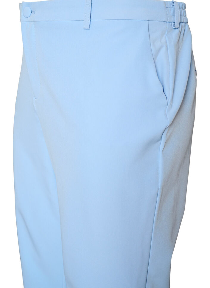Broek met zakken en rechte pijpen, Blauw, Packshot image number 2