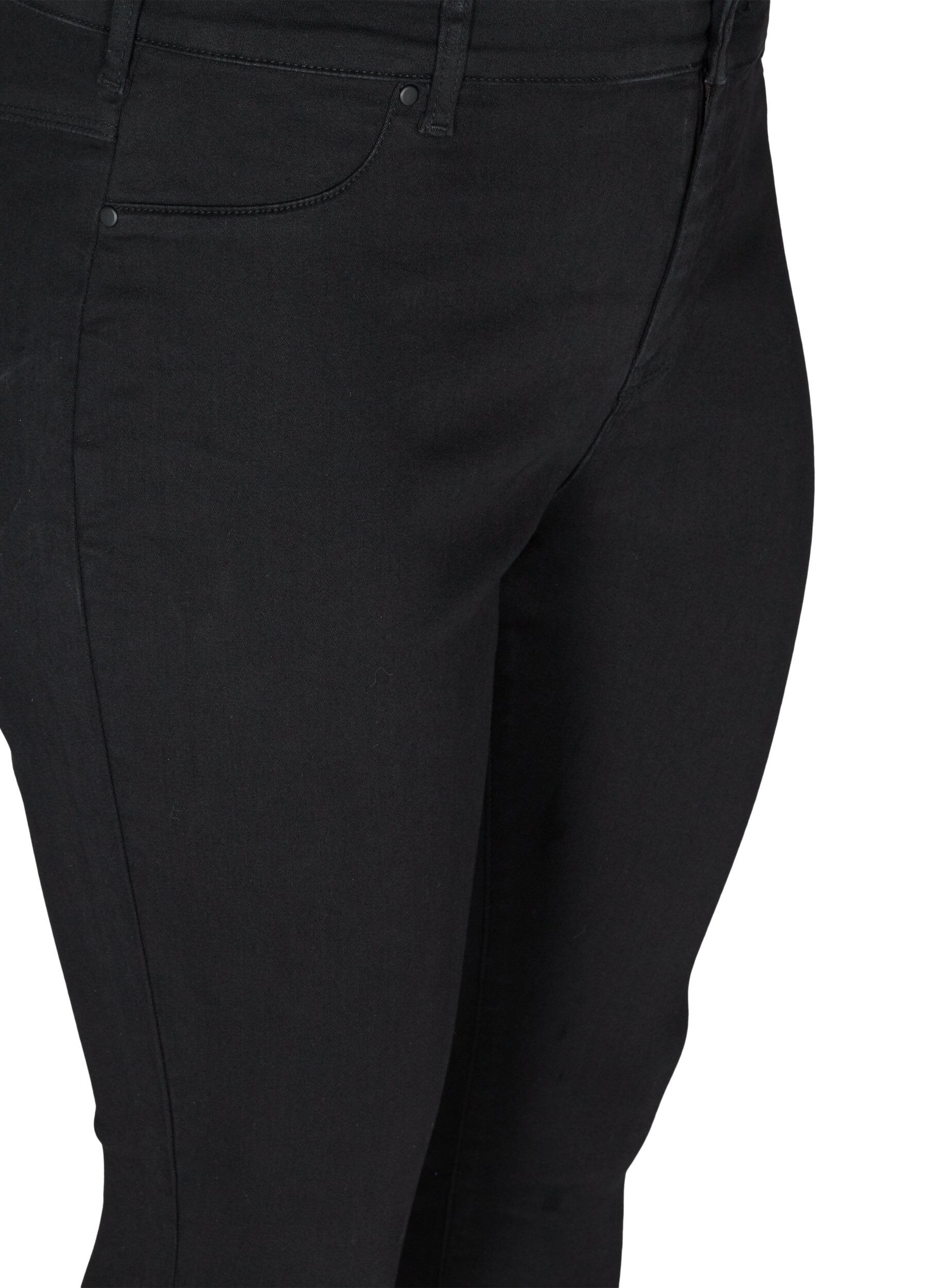 Zizzi Jeggings in katoenmix, Black, Packshot image number 2