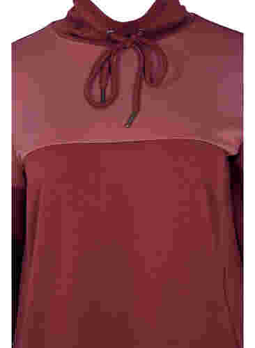 Trui jurk met color-block, Red Mahogany/RoseBr., Packshot image number 2
