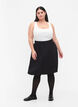 Losse rok van viscose, Zwart, Model image number 1