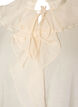 Viscose blouse met ruches en lange mouwen, Vanille, Packshot image number 2