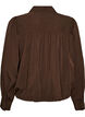 Shirt met ballonvorm en onzichtbare ritssluiting, Bruin, Packshot image number 1