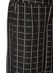 Geruite broek met wijde pijpen, Zwart, Packshot image number 2