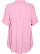 Tuniek van linnen en viscose met A-vorm, Roze, Packshot image number 1