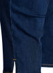 High-waist strakke pasvorm capri's in stretch denim, Blauw, Packshot image number 3