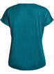 T-shirt met korte mouwen van katoenmix, Groen, Packshot image number 1