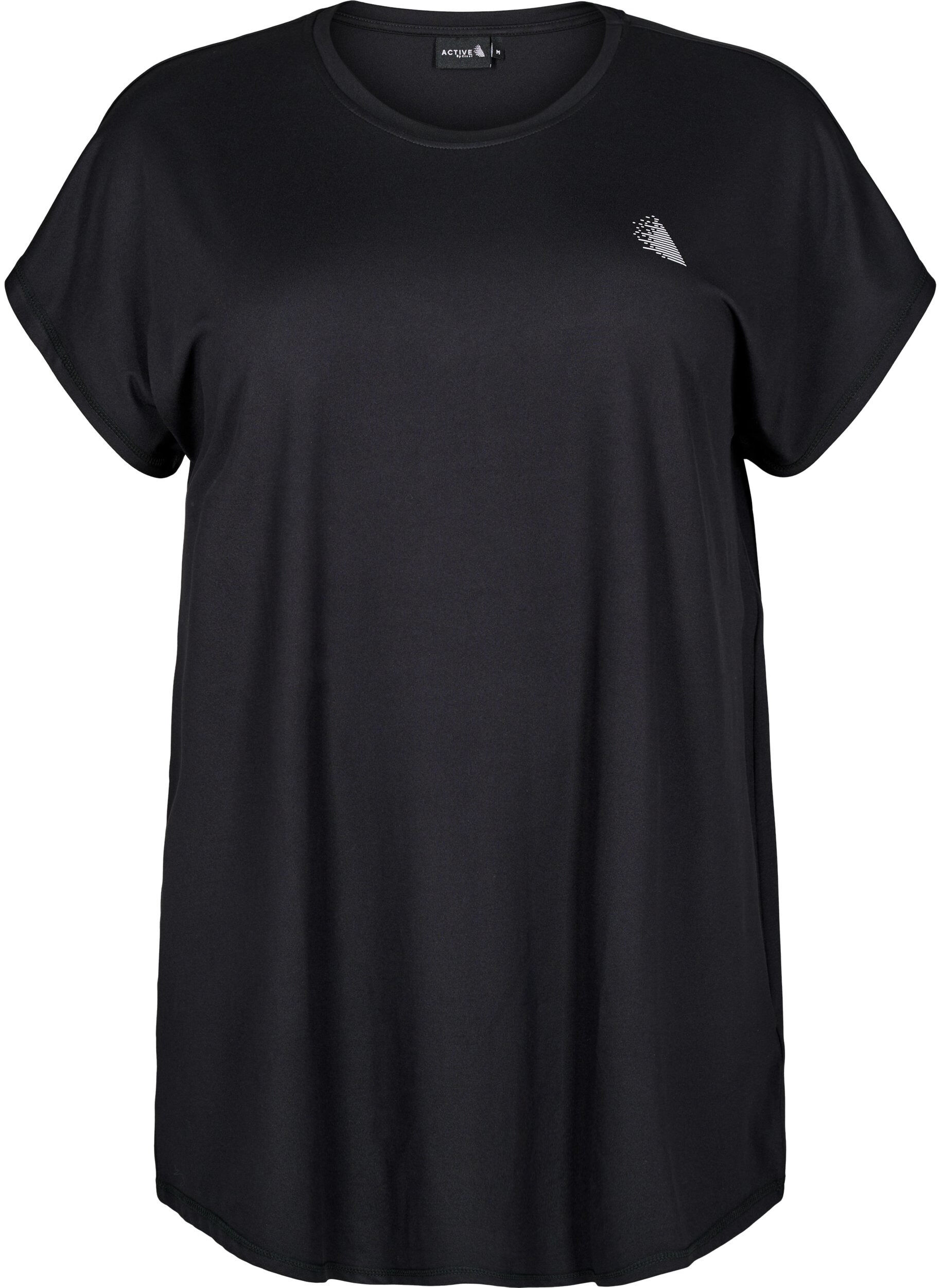 ZizziLang workout T-shirt, Zwart, Packshot image number 0