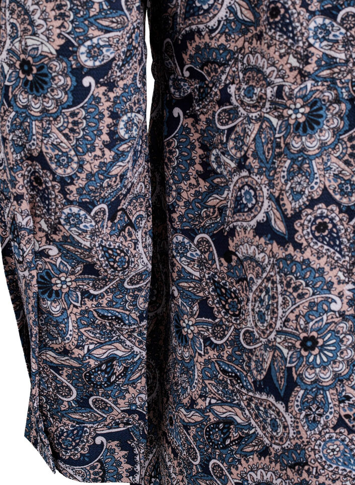 Knielange jurk met strikceintuur, Beige, Packshot image number 3