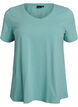 Effen basic katoenen T-shirt, Groen, Packshot image number 0
