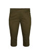 Nauwsluitende driekwart broek in katoenmix, Ivy Green, Packshot image number 0