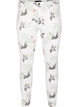 Amy jeans met hoge taille en bloemenprint, White Flower AOP L78, Packshot image number 0