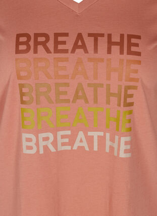 T-shirt met print, Canyon Rose BREATHE , Packshot image number 2