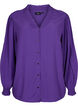 Viscose Shirt blouse met lange mouwen, Heliotrope, Packshot image number 0
