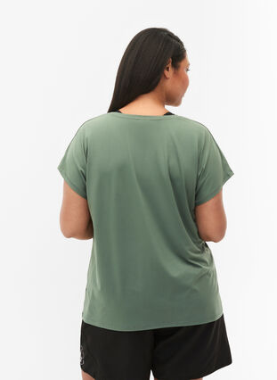 Trainings-T-shirt met korte mouwen en print, Laurel W. w. Print, Model image number 1