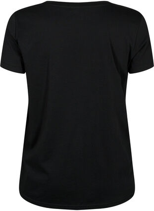 Sport-T-shirt met print, Black w. Winner, Packshot image number 1