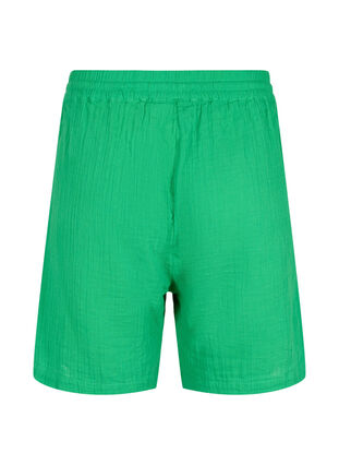 Katoenen mousseline korte broek met zakken, Jolly Green, Packshot image number 1
