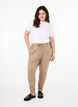 Cropped Maddison broek, Beige, Model image number 0