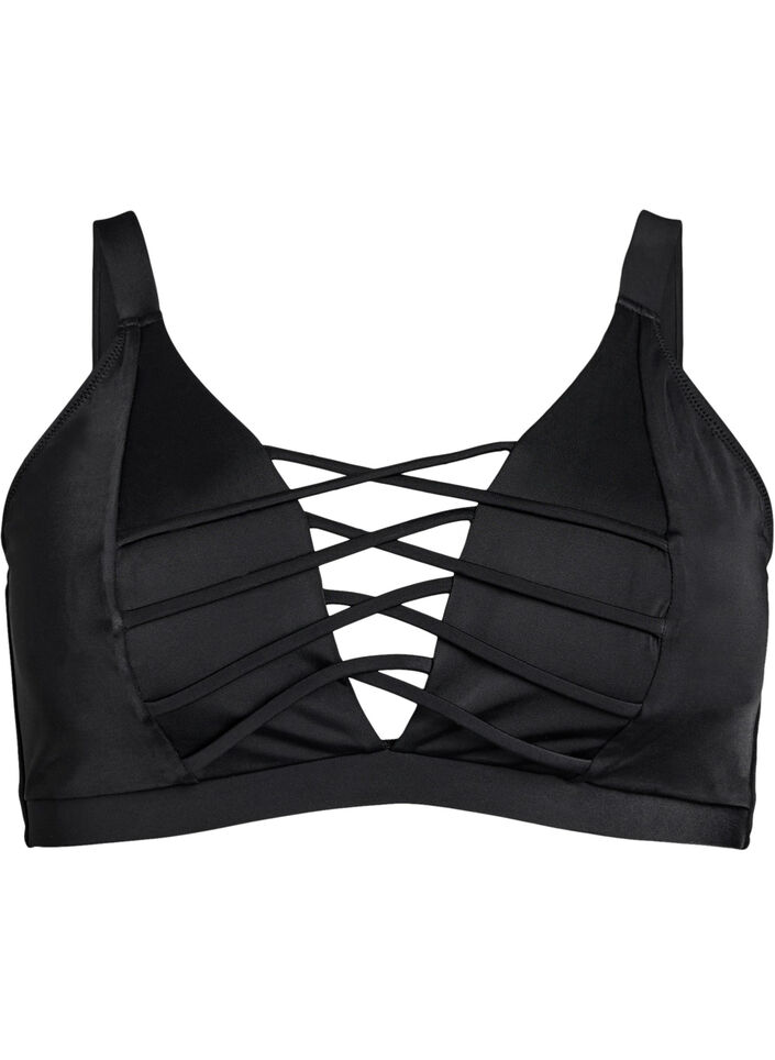 Bikini top, Zwart, Packshot image number 0