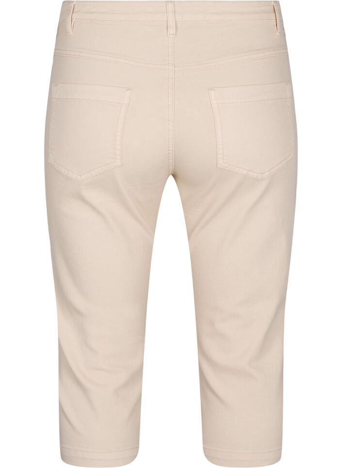 Strakke Emily capri broek, Oatmeal, Packshot image number 1