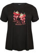 Kerst T-shirt van biologisch katoen, Zwart, Packshot image number 0