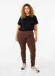 Slim fit broek met zakken, Bruin, Model image number 0