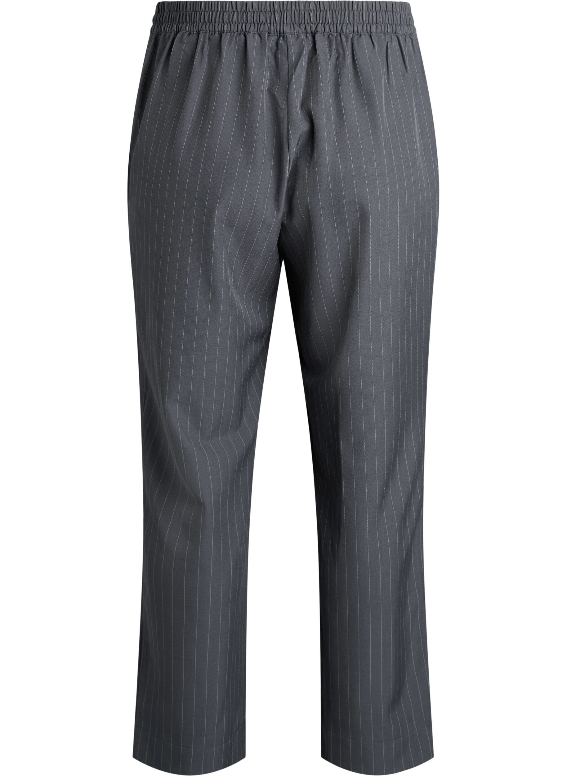 ZizziLosse broek met zakken, Grijs, Packshot image number 1