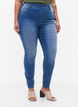 Jeggings met achterzakken, Blue denim, Model image number 2
