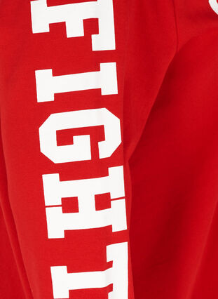 Sweatshirt met capuchon, High Risk Red, Packshot image number 3
